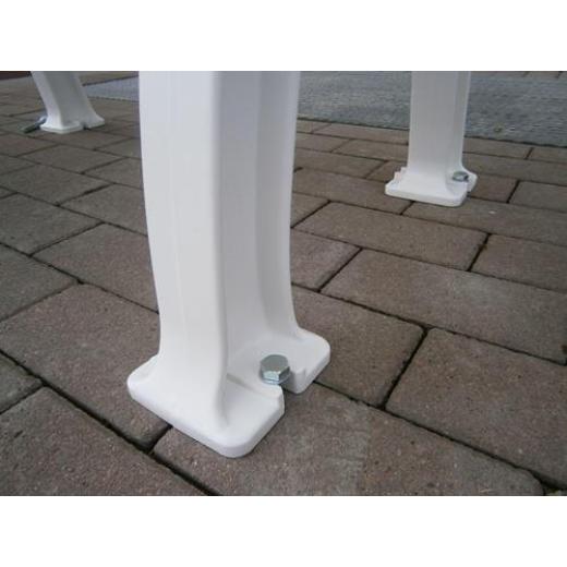 Bodenverankerungsset f.Bänke m.2 Bankfußpaaren f.4000 819 097+4000 819 098 BLOME