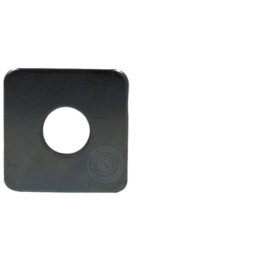 Vierkant-Scheiben DIN 436 | Stahl unveredelt | 36 mm | 25 Stück