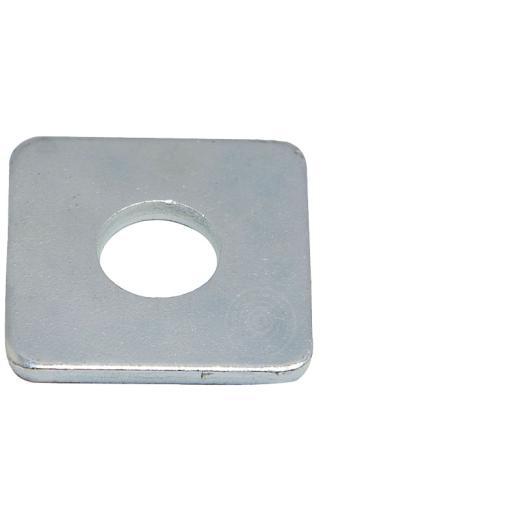 Vierkant-Scheiben DIN 436 | Stahl galvanisch verzinkt | 24 mm | 50 Stück