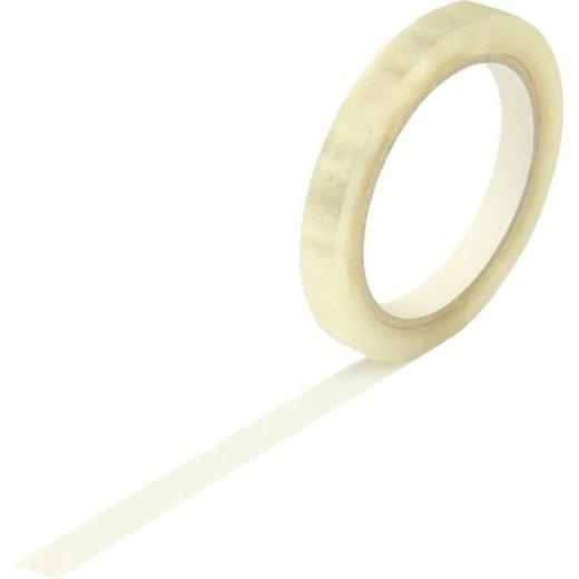 Klebeband monta 610 Breite 12mm Länge 66m 48µ PP hochtransparent leise TRANSPAK | 24 Stück