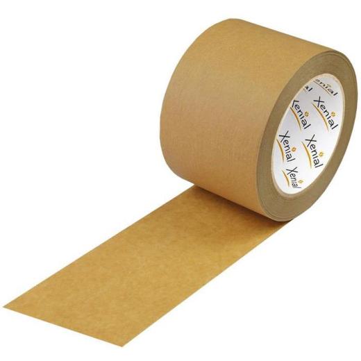 Klebeband Breite 75mm Länge 50m Stärke 130µ Papier braun XENIAL | 24 Stück