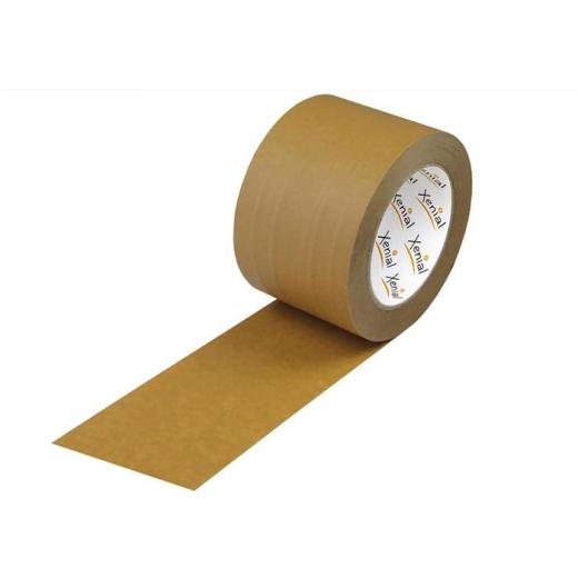 Klebeband Breite 75mm Länge 50m S.125µ Papier 4 Längs-/1 Sinusfaden TRANSPAK | 24 Stück