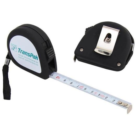 Maßband m.Feststeller Länge 200cm Kunststoffgehäuse TRANSPAK | 2 Stück