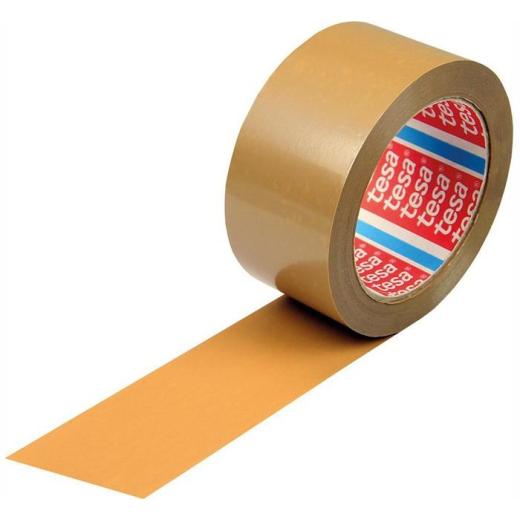 Klebeband tesa 4124 Breite 50mm Länge 66m Stärke 65µ PVC braun leise TESA | 36 Stück