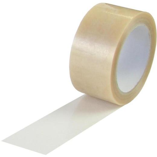 Klebeband Breite 48mm, Länge 66m, Stärke 51µ PVC, transparent, leise TRANSPAK | 36 Stück