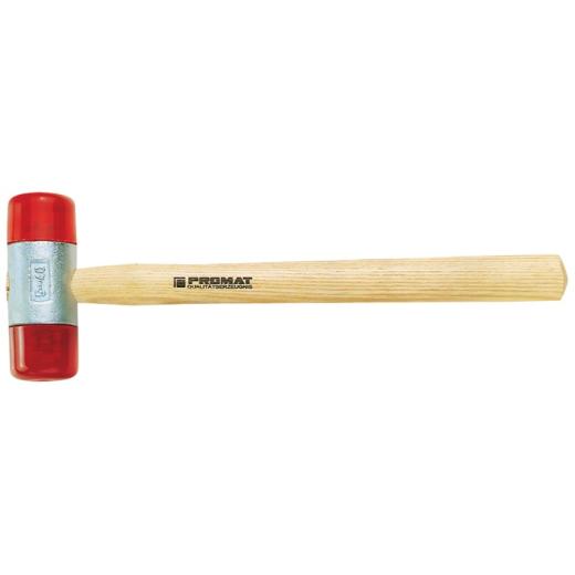 Plastikhammer Kopf-D.50mm Kopf-L.115mm Celluloseacetat rot HO PROMAT