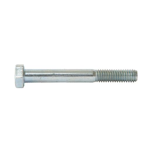ISO 4014 | Sechskantschrauben mit Schaft | Stahl 8.8 galvanisch verzinkt | M 10 x 55 | 100 Stück