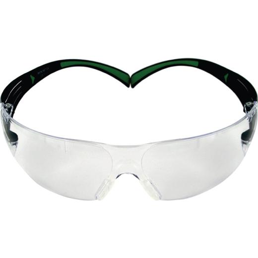 Schutzbrille SecureFit-SF400 EN 166,EN 172 Bügel schwarz grün,Scheibe I/O PC 3M