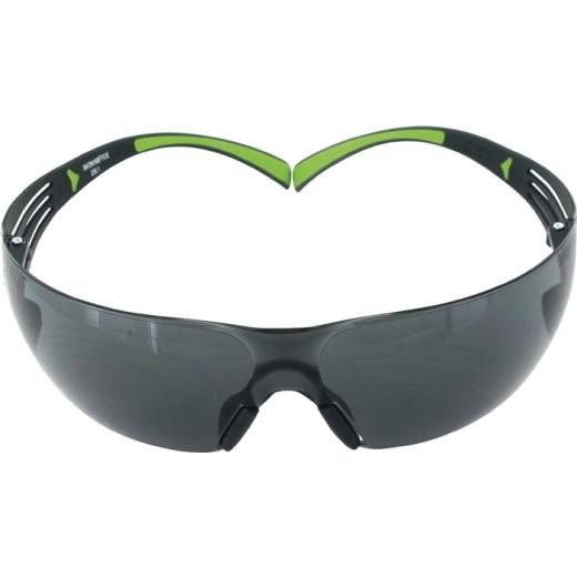 Schutzbrille SecureFit-SF400 EN 166,EN 170 Bügel schwarz grün,Scheibe grau