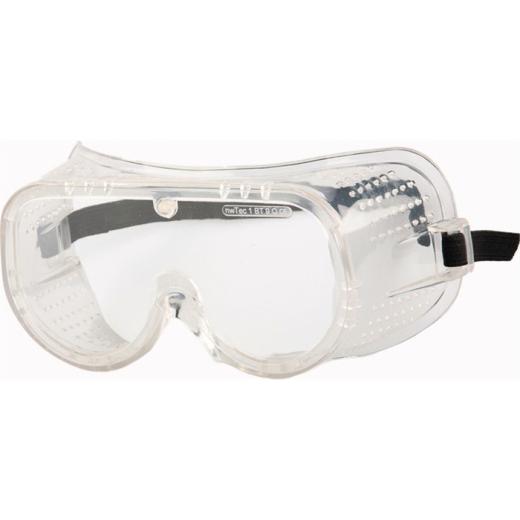 Vollsichtschutzbrille EN 166 Kunststoffscheibe klar Ku. - 10 Stück