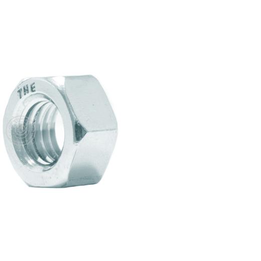 Sechskantmuttern DIN 934 (ISO 4032) | Stahl 6-8 galvanisch vernickelt - M 3 | - 1000 Stück