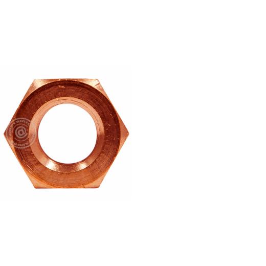 Sechskantmuttern DIN 934 (ISO 4032) | Kupfer | M 6 | 100 Stück
