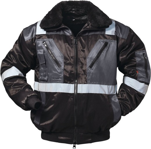 Kombipilotenjacke 4 in 1 Kirkenes Gr.XL schwarz/grau NORWAY