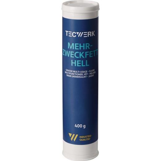 Mehrzweckfett 400g hell Kartusche TECWERK | 12 Stück