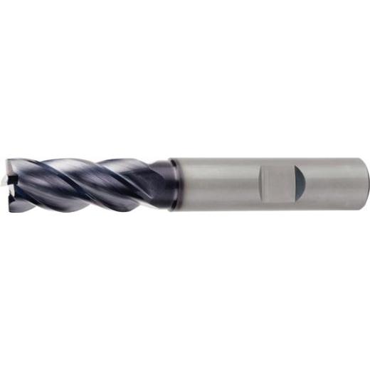 Schaftfräser DIN 6527L Typ UNI HPC D.3mm VHM TiAlN HB Z.4 lang TECWERK