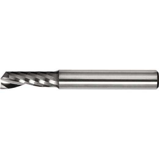 Einzahnfräser Typ W D.10mm VHM 25Grad HA Z.1 lang TECWERK