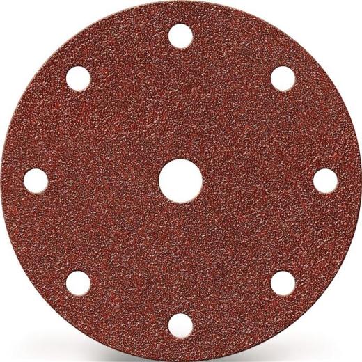 Haftschleifscheibe GLS 1 150mm K.120 f.HO/Metall Korund Lochanzahl 8+1 TECWERK | 25 Stück