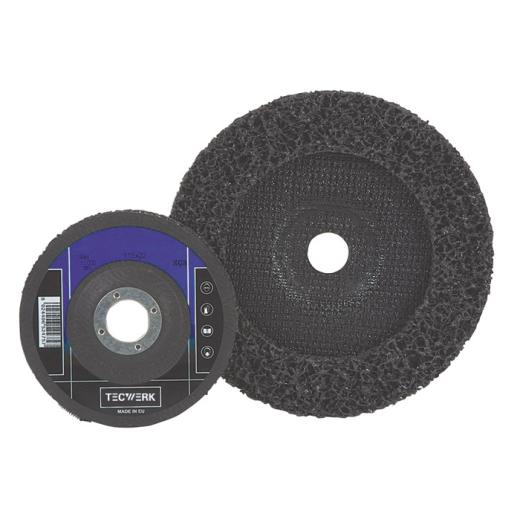 Grobreinigungsscheibe Ø115x22mm ext.coarse Bohr.22,23mm TECWERK