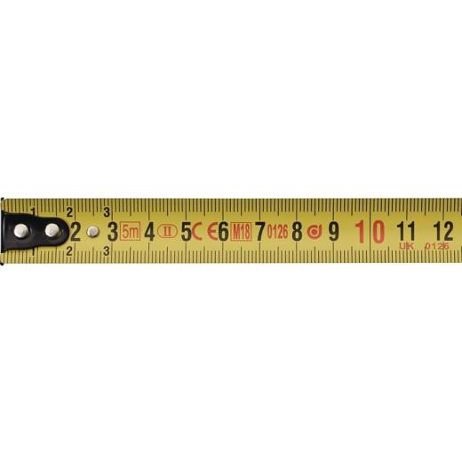 Taschenrollbandmaß L.3m B.16mm mm/cm EG II Ku.CR TECWERK