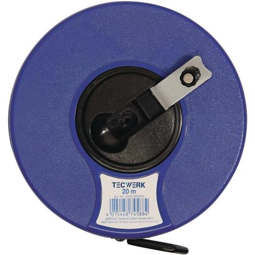 Kapselbandmaß L.30m Bandbr.13mm 2 mm/cm EG II ABS Nylon-Fiber TECWERK