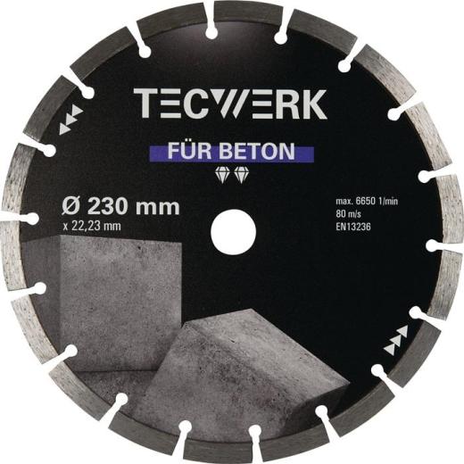 Diamanttrennscheibe Univ.BETON D.230mm Bohr.22,23mm Seg.-B.38,5mm