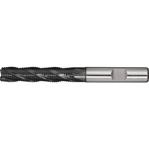 Schaftfräser DIN 844 Typ HR D.10mm HSS-Co PM ALCRONA Weldon Z.4 lang TECWERK