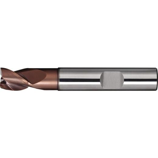Bohrnutenfräser DIN 6527K TypN D.12mm VHM TiAlN HB Z.3 kurz TECWERK