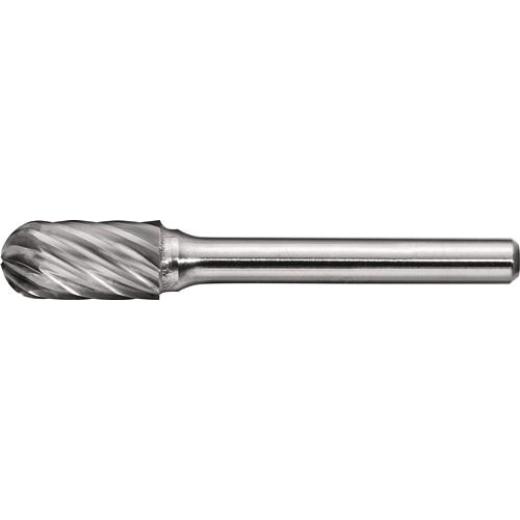Frässtift WRC INOX D.12mm Kopf-L.25mm Schaft-D.6mm HM Verz.Normal,fein TECWERK