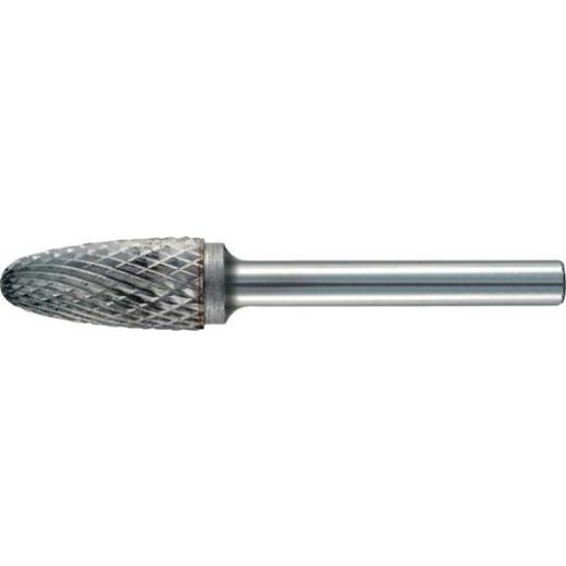 Frässtift RBF D.3mm Kopf-L.12mm Schaft-D.3mm HM Verz.Kreuz TECWERK