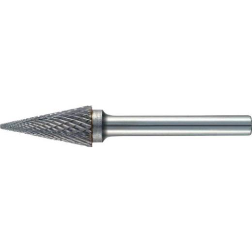 Frässtift SKM D.6mm Kopf-L.13mm Schaft-D.3mm HM Verz.Kreuz TECWERK