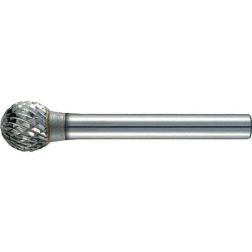 Frässtift KUD D.3mm Kopf-L.2,5mm Schaft-D.3mm HM Verz.Normal,fein TECWERK