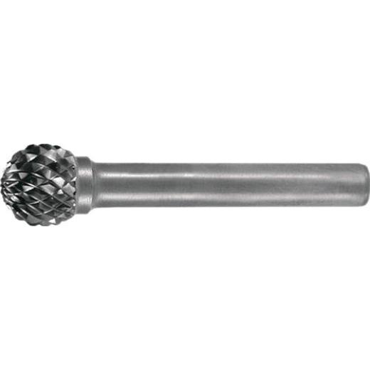 Frässtift KUD D.12mm Kopf-L.11mm Schaft-D.6mm HM Verz.Kreuz TECWERK