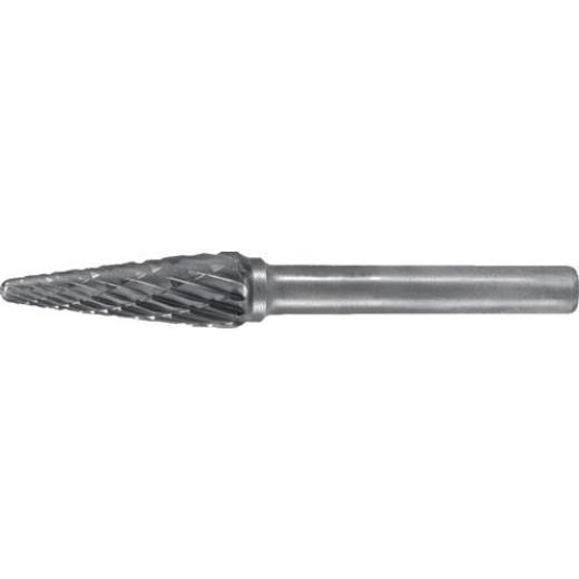 Frässtift SKM D.12mm Kopf-L.25mm Schaft-D.6mm HM Verz.Kreuz TECWERK