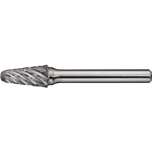 Frässtift KEL Special Steel D.12mm Kopf-L.25mm Schaft-D.6mm HM Verz.Kreuz TECWERK
