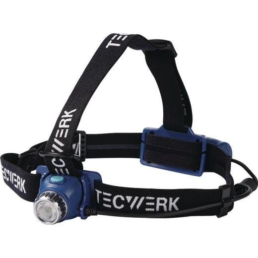 LED-Kopfleuchte 3,7V 2600 mAh Li-ion 5V TECWERK