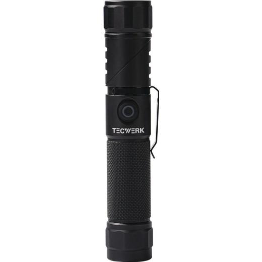 LED-Taschenlampe 100-1000 lm Li-ion 180m blau/schwarz TECWERK