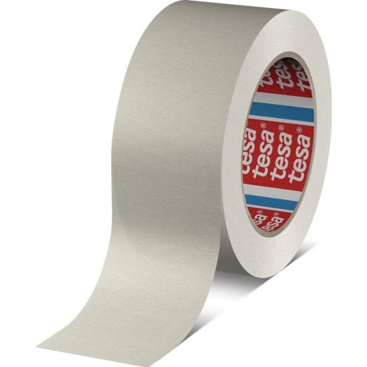 Verpackungsklebeband Papier tesapack® 4713 weiß L.50m B.50mm TESA | 6 Stück