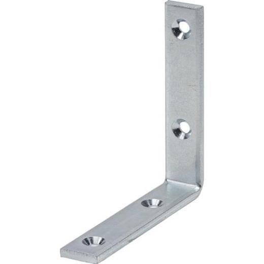Winkel sta.L.100mm B.20mm S.5mm STA blau verz.Loch-D.5mm VORMANN | 10 Stück