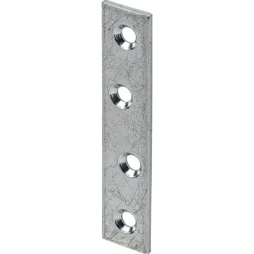 Verbindungsblech L.170mm B.30mm S.3mm STA blau verz.VORMANN | 50 Stück