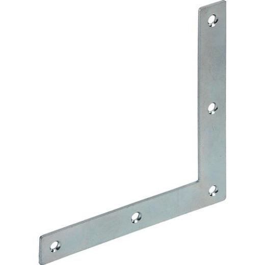 Eckwinkel L.120x120mm B.20mm S.2,0mm STA blau verz.VORMANN | 20 Stück