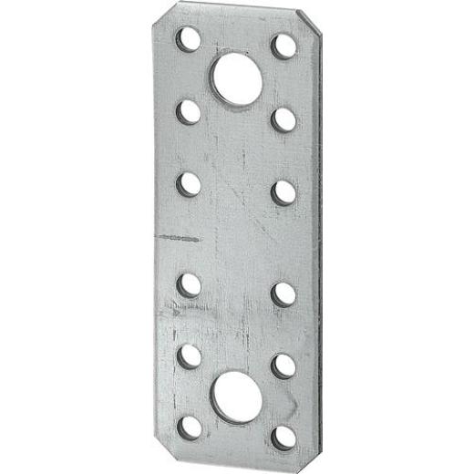 Flachverb.L.136mm B.55mm S.2,5mm STA sendzimir verz.VORMANN | 50 Stück