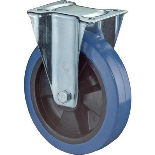 Bockrolle D.125mm Trgf.140kg Ku.Platte L115xB85mm BS ROLLEN