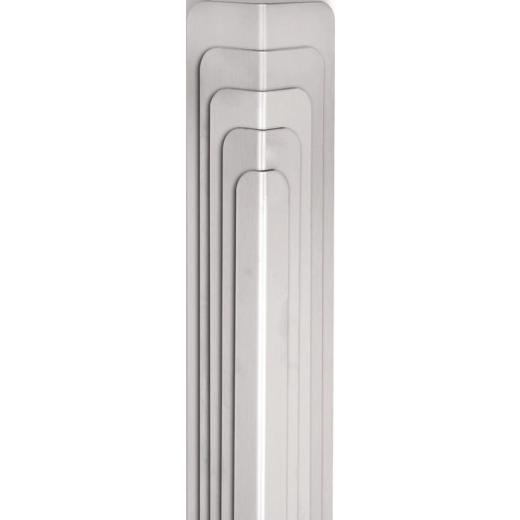 Eckschutzwinkel L.1250mm Schenkelhöhe 30x30mm VA 1.4301 geb.Korn 320