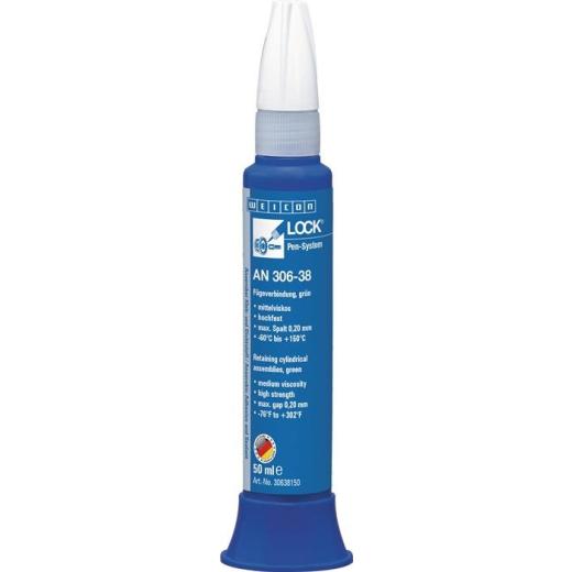 Fügeverbindung WEICONLOCK® AN 306-38 hf.mv.grün 50ml Pen WEICON | 12 Stück