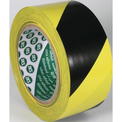Bodenmarkierungsband F33 PVC schwarz/gelb L.33m B.50mm Rl.IKS | 36 Stück