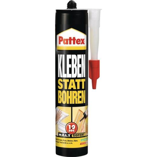 Montagekleber Kleben statt Bohren weiß 400g Kartusche PATTEX | 12 Stück