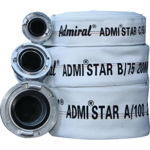 Bau-/Industrieschlauch Admi®Star 602 ID 25 mm,1 Zoll L.20m Schnellkuppl. | 2 Stück
