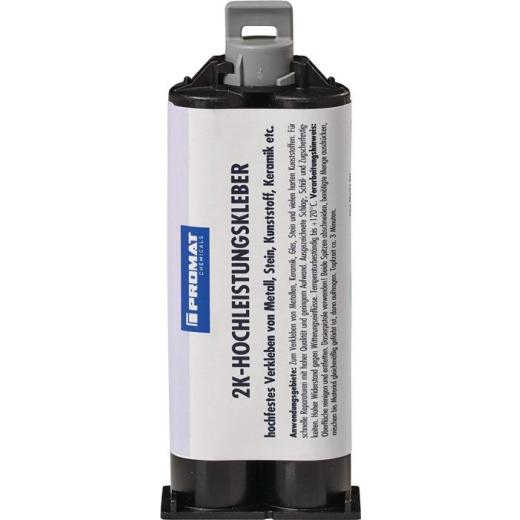 2K-Hochleistungskleber 50g milchig Doppelkart.PROMAT CHEMICALS | 12 Stück