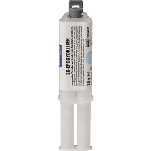 2K-Epoxidklebstoff 25g farblos Doppelspritze PROMAT CHEMICALS | 14 Stück