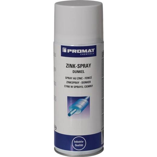 Zinkspray 400ml dunkelgrau/staubgrau Spraydose PROMAT CHEMICALS | 12 Stück